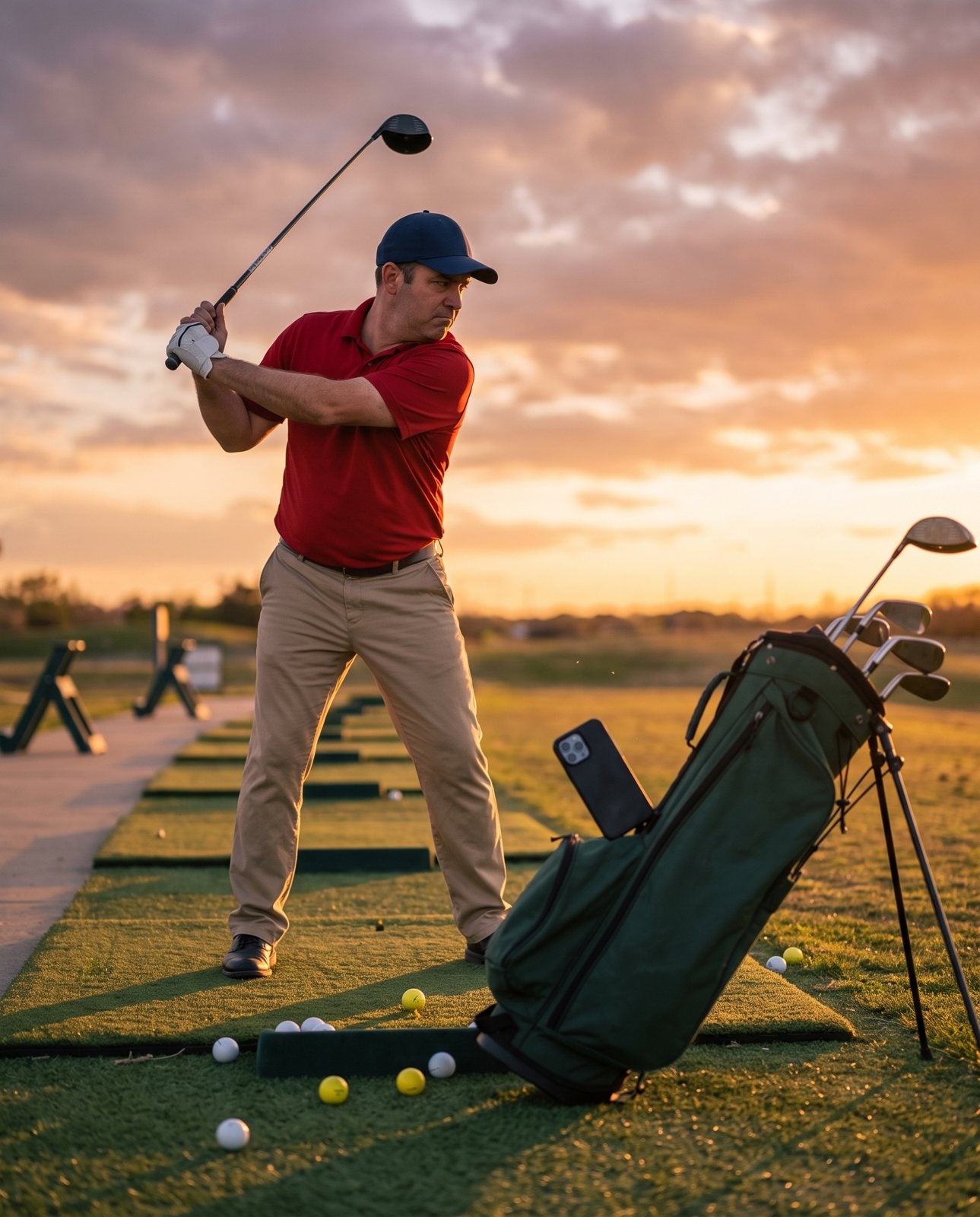 Golfer whose phone